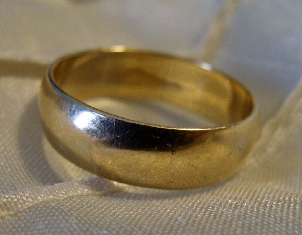 a gold ring