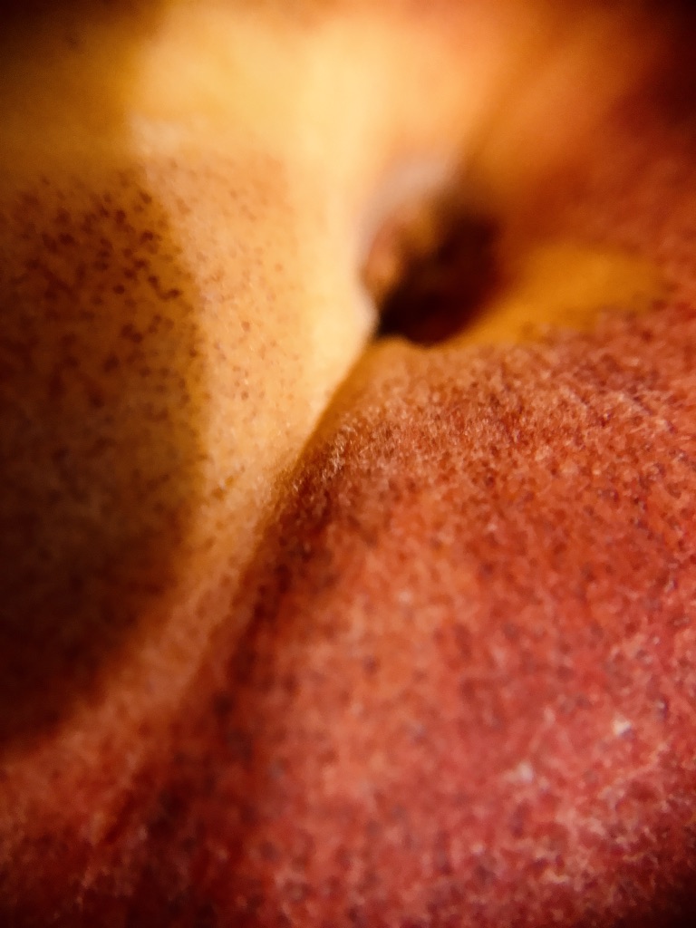 Close up of a peach